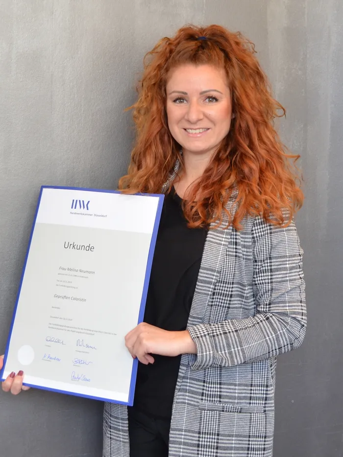 Melina Neumann, Master-Coloristin und Kosmetikerin